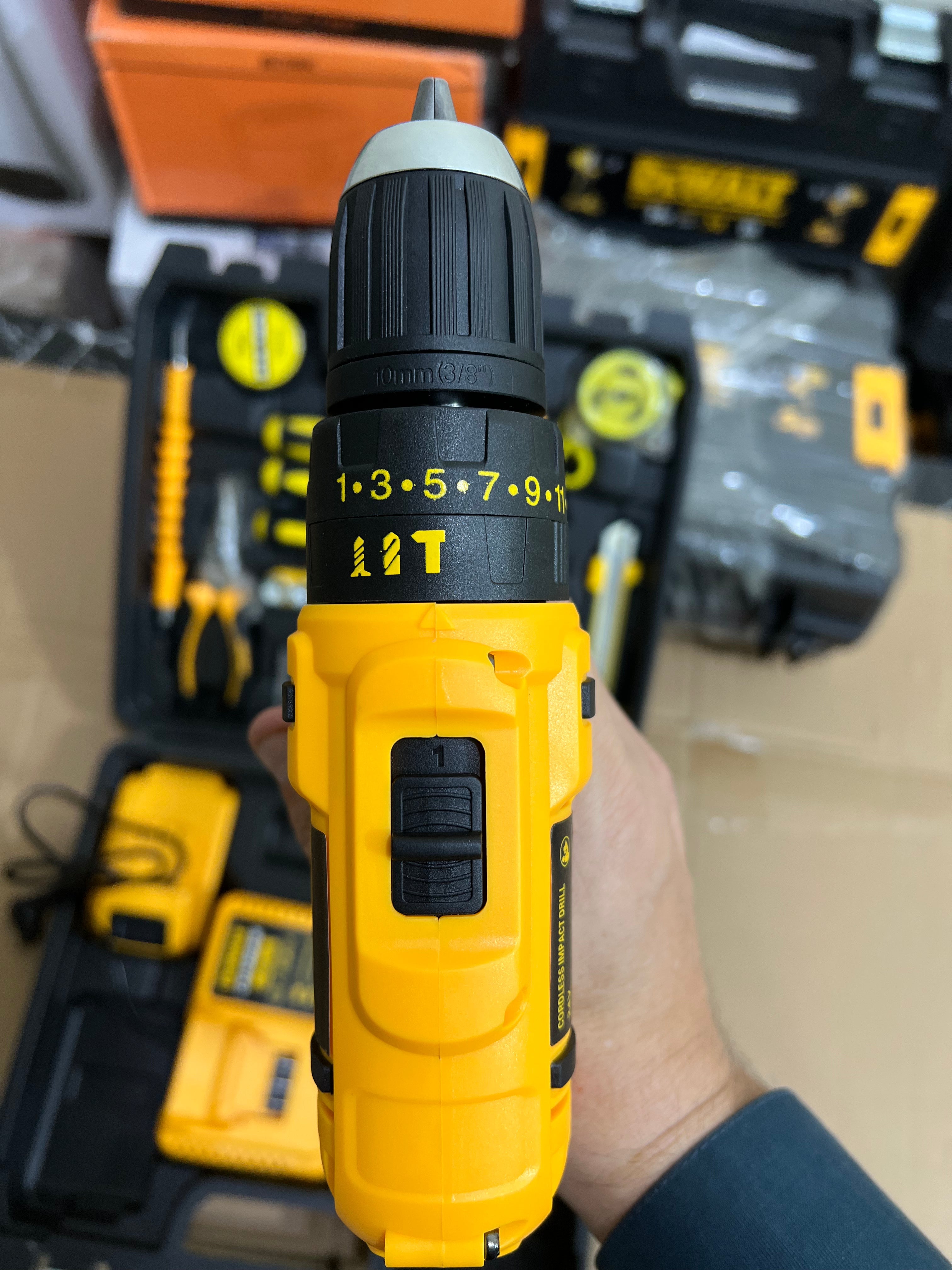 Dewalt 24v drill machine with tool kit set