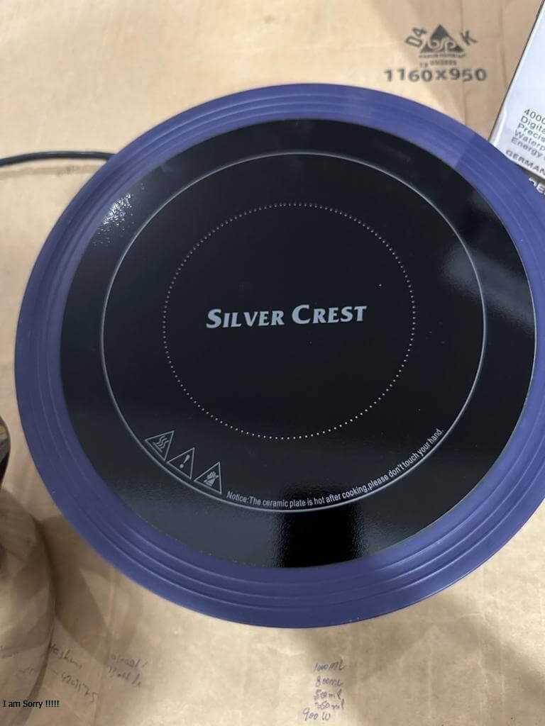 silver crest multifunction infrared cooker 4000W (hot plate)
