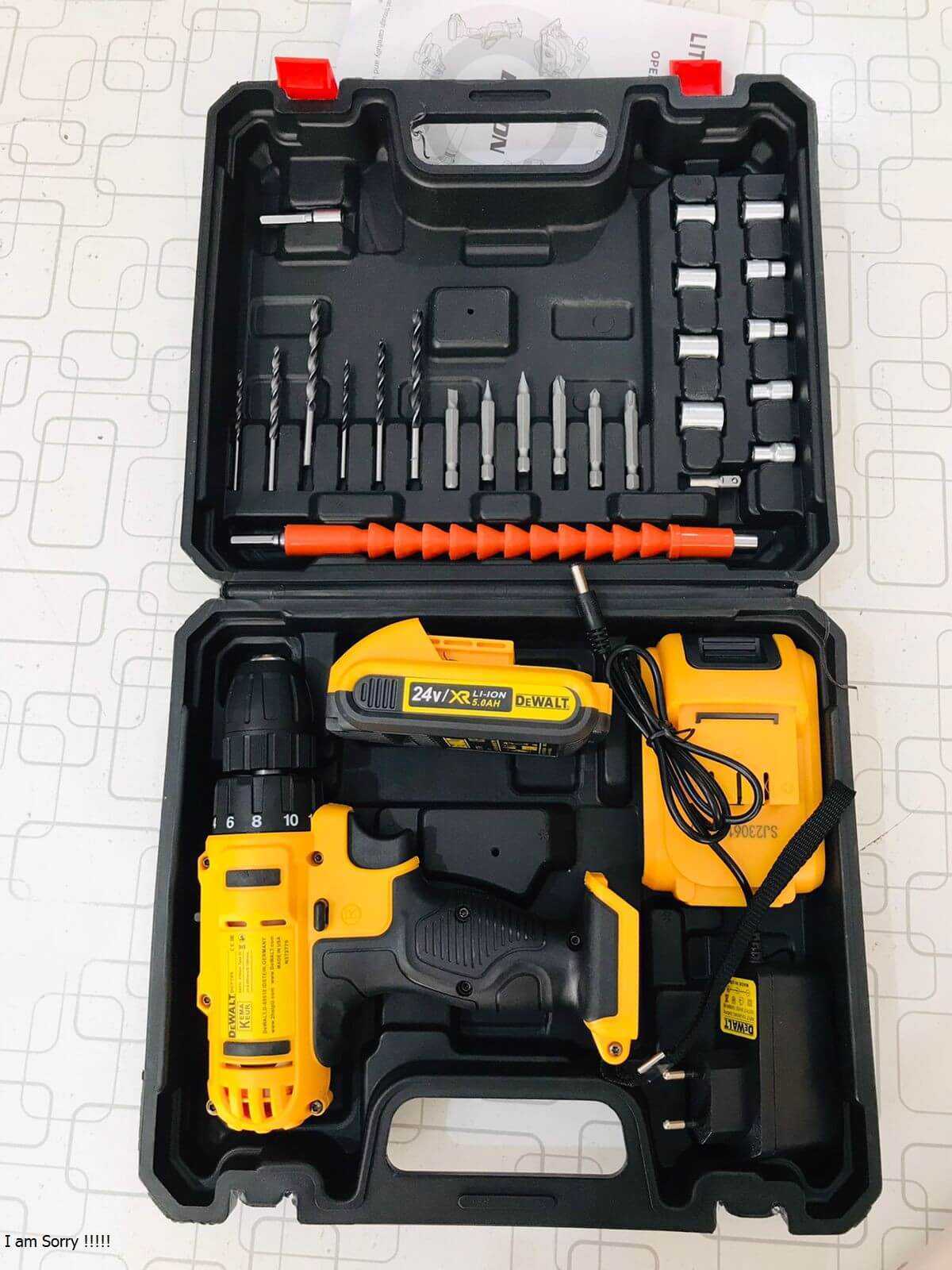 Dewalt (made in USA) rechargeable drill machine 24 v