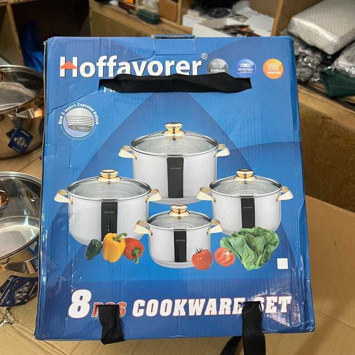 Lot Imported Hoffavorer 8 Piece Cookware set