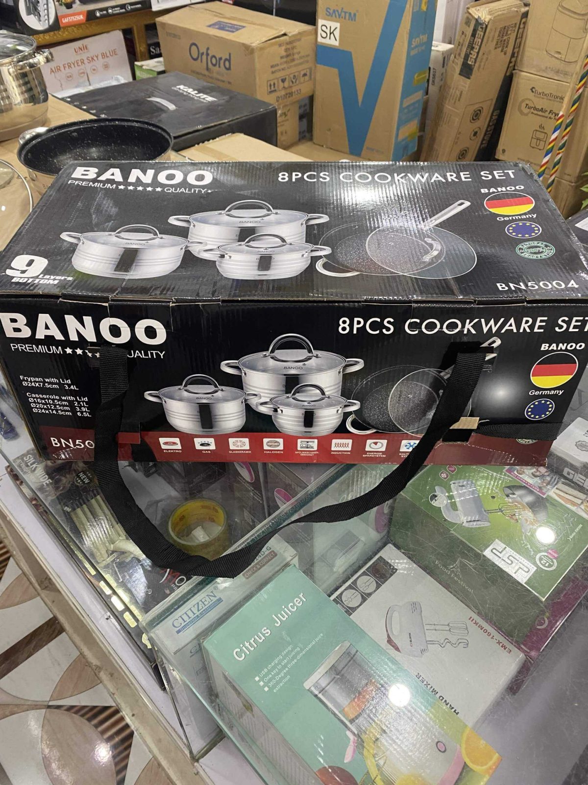 banooo original germany lot cookware set