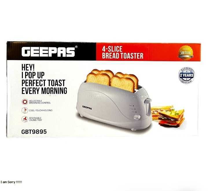GEEPAS 4-Slice Bread Toaster GBT9895