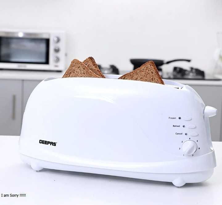GEEPAS 4-Slice Bread Toaster GBT9895