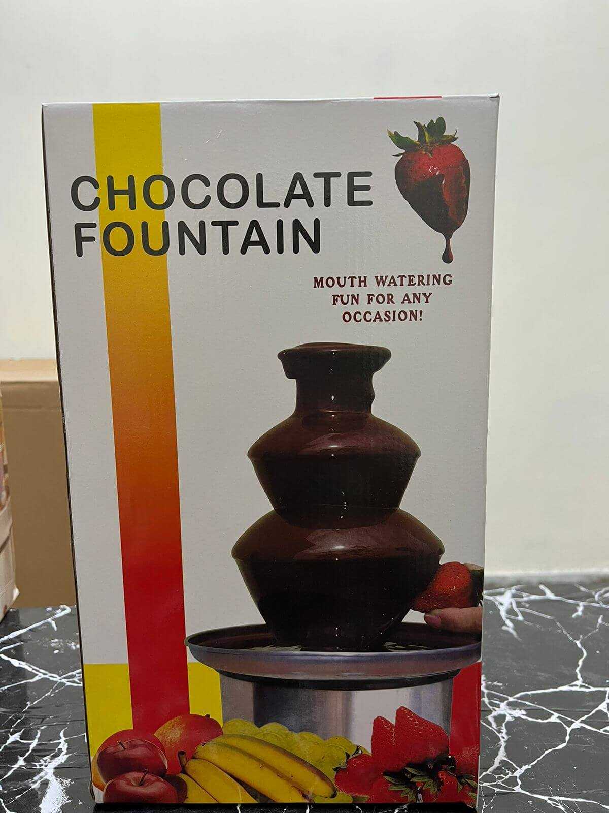 Imported Lot Electric Chocolate Fountain Machine With SS Body