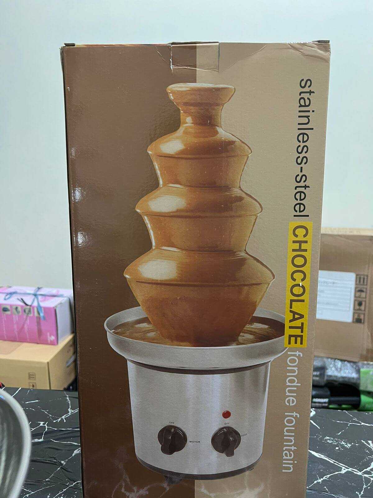 Imported Lot Electric Chocolate Fountain Machine With SS Body