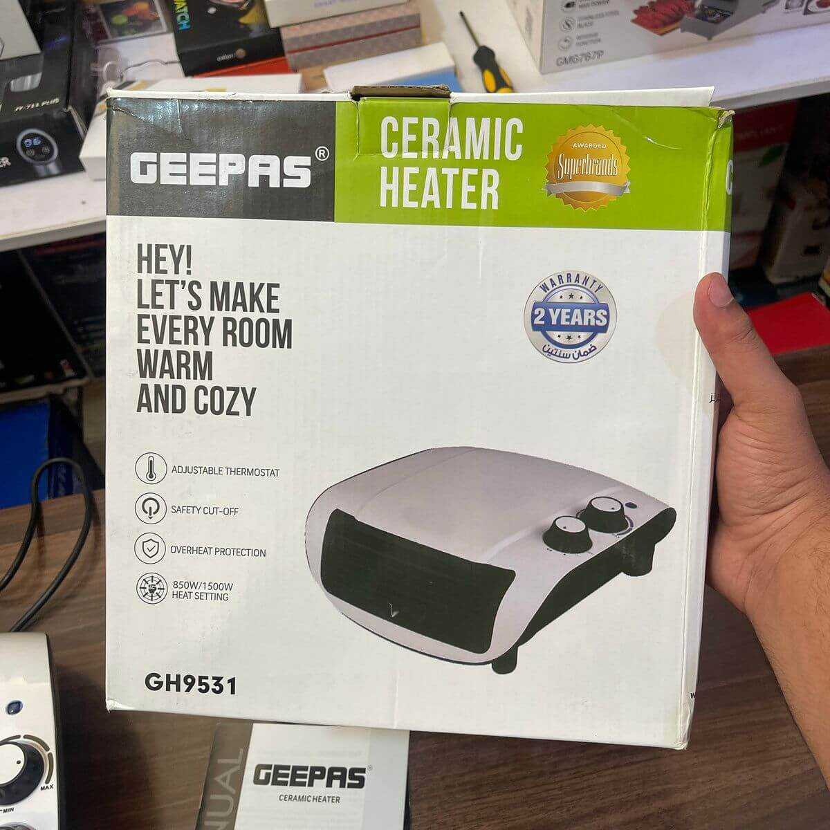 Geepas Ceramic Heater GH9531