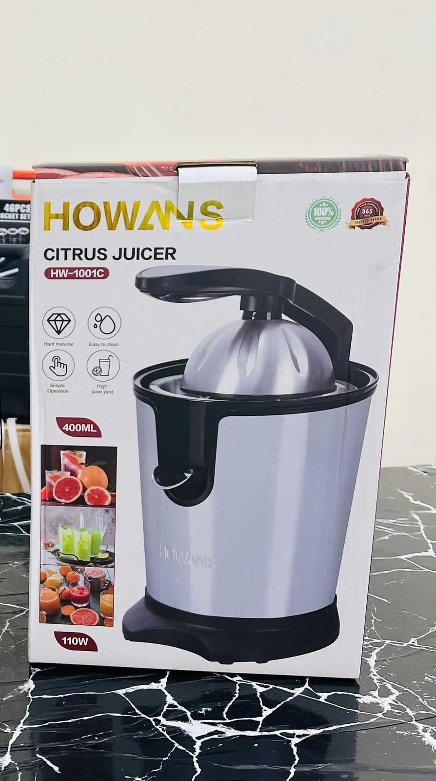 Lot Imported Howans Stainless Steel Electric Citrus Juicer