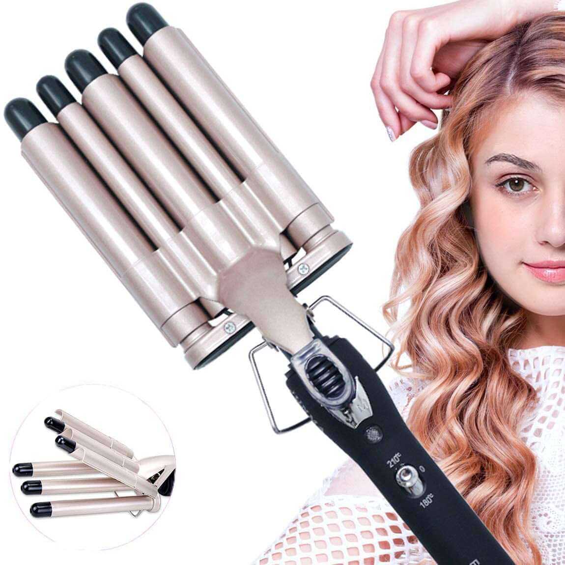 Moehair salon special hair curler / hair iron
