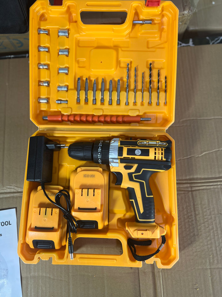 AMAZON LOT 36V ABD DRILL MACHINE AND SCREW DRIVER