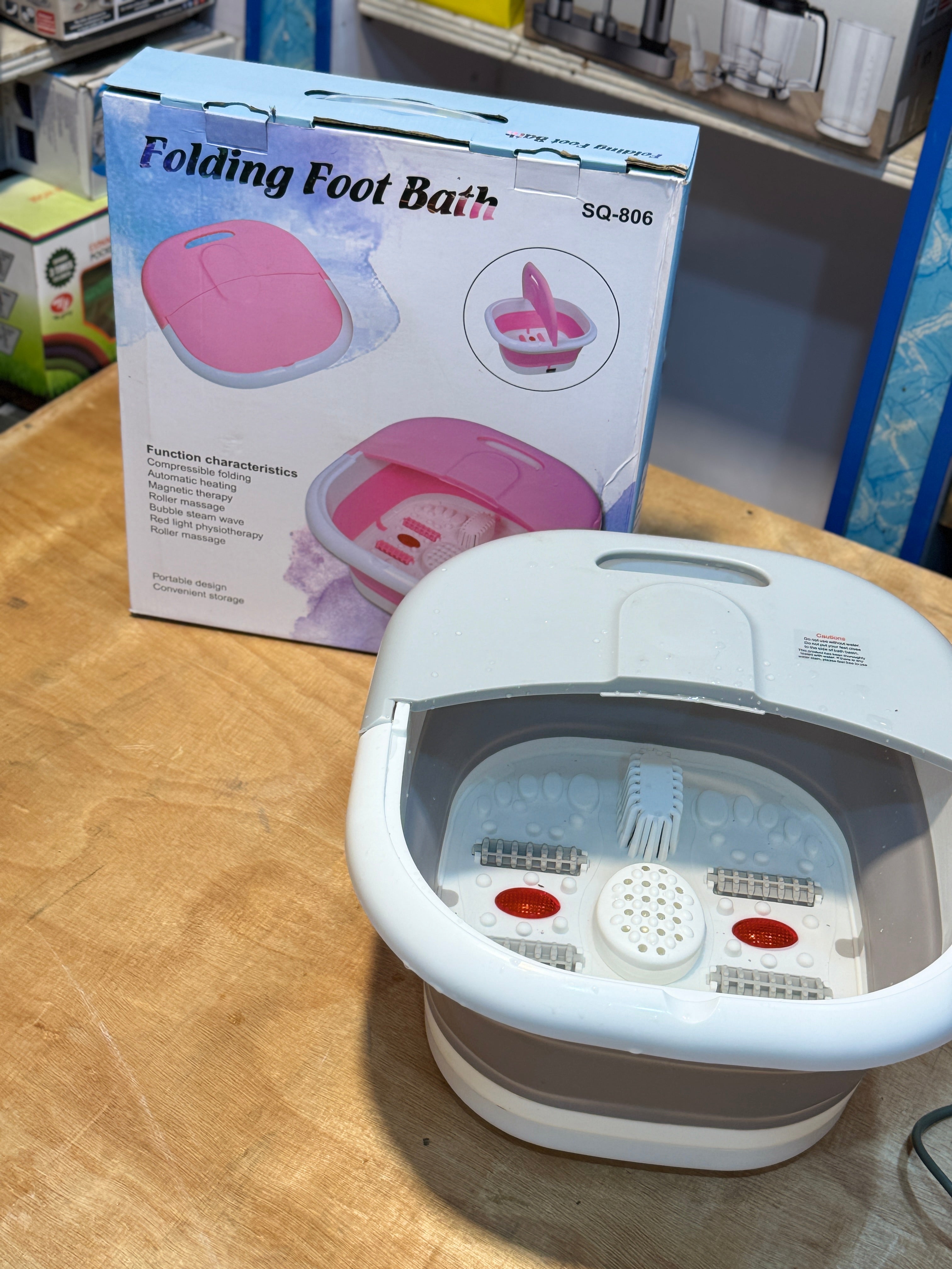 Lott imported Foldable Foot Spa Massager Tub