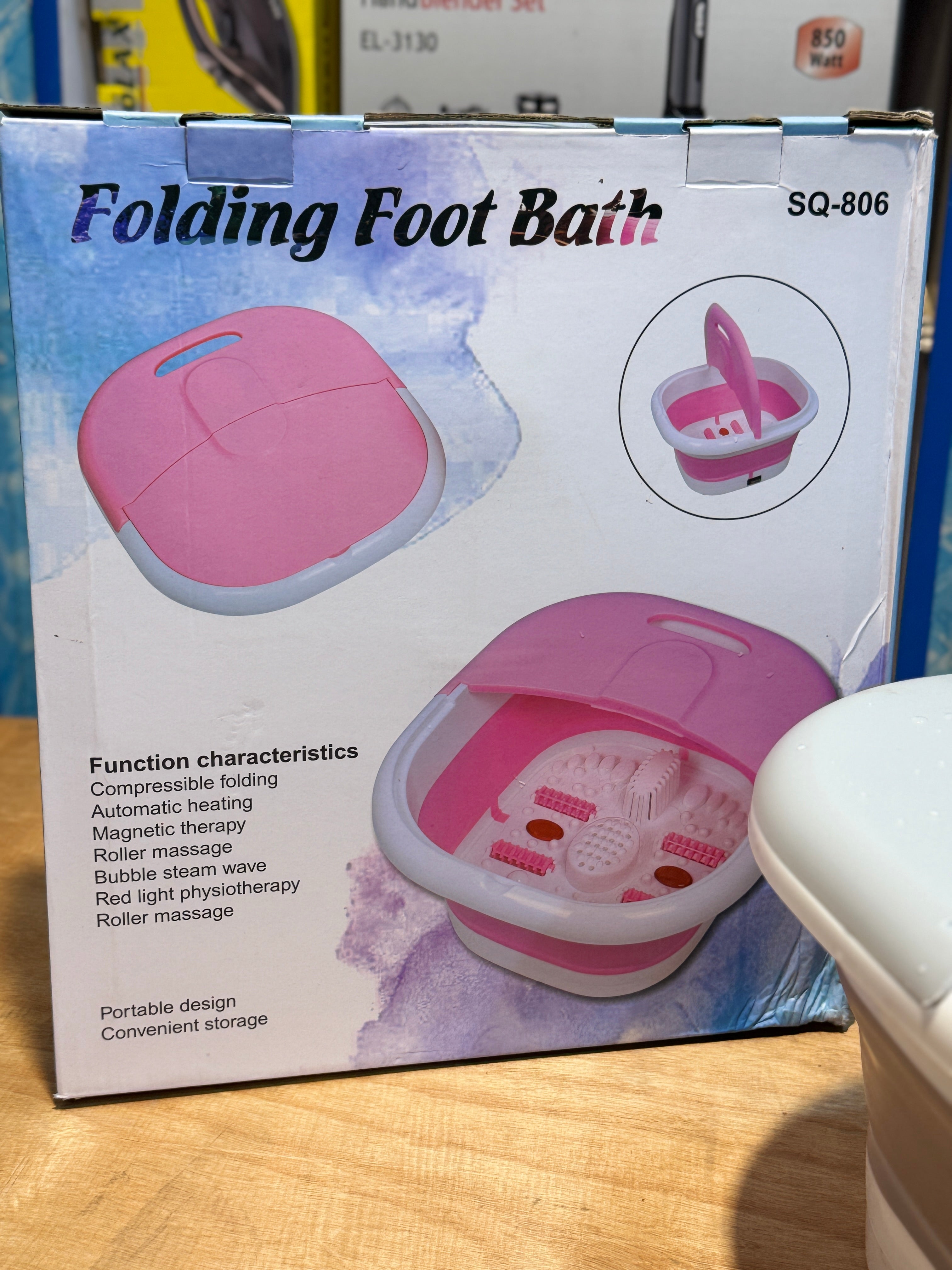 Lott imported Foldable Foot Spa Massager Tub