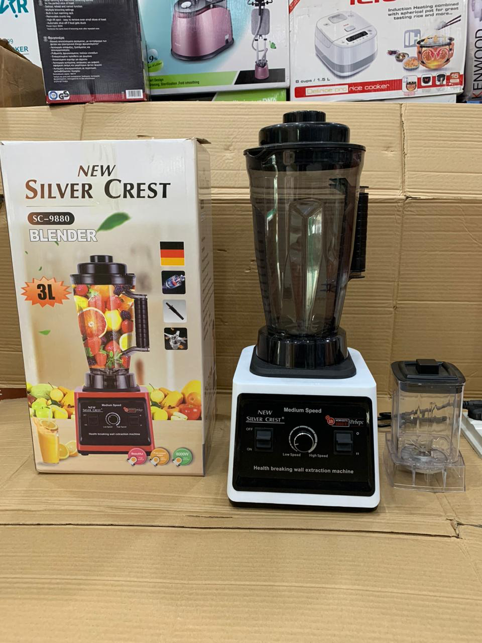 3 Liter Blender & Grinder 8000w