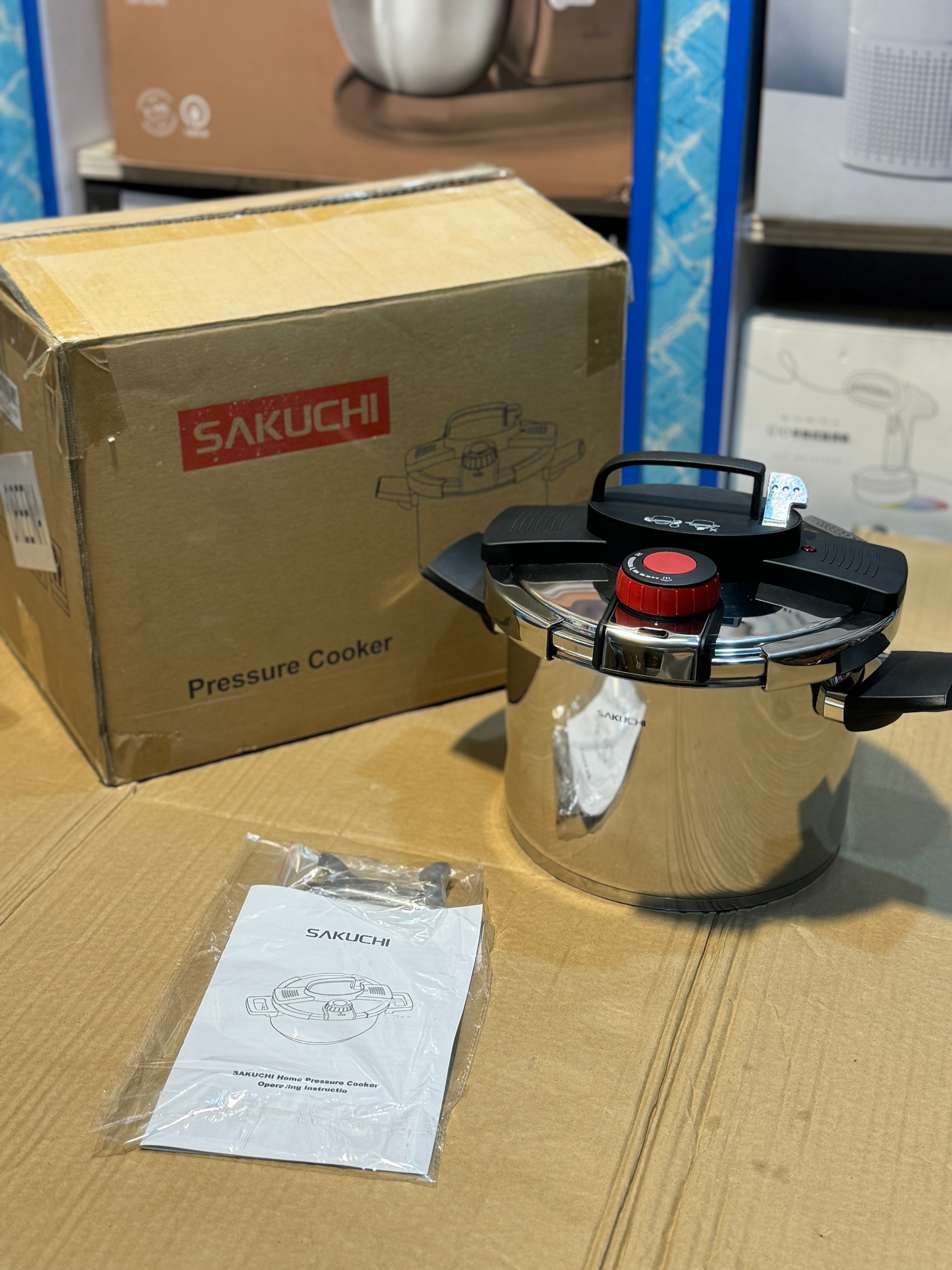 Sakuchi Lott Imported Pressure Cooker 5 Litres Capacity