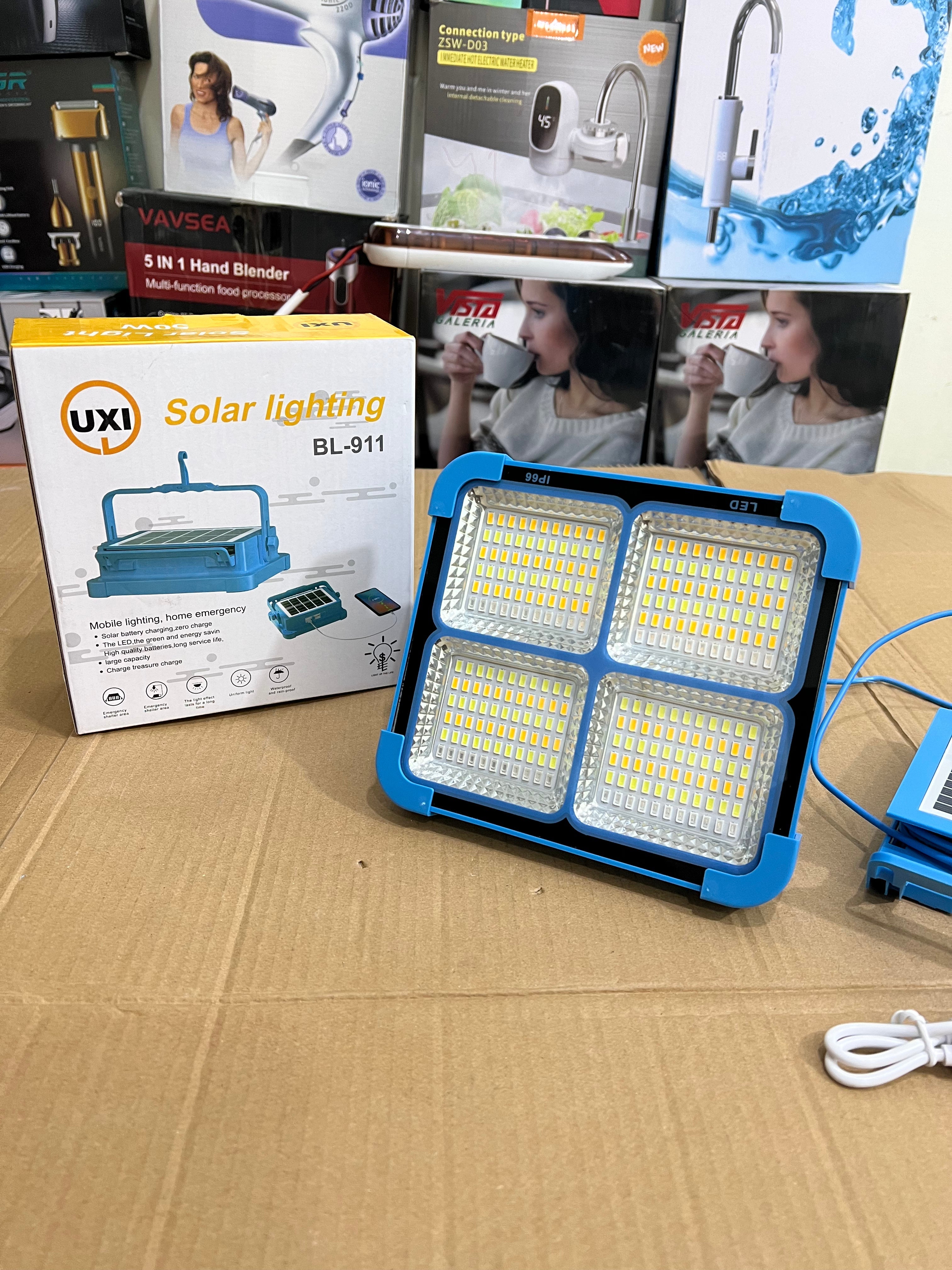 Lot imported solar rechargeable light