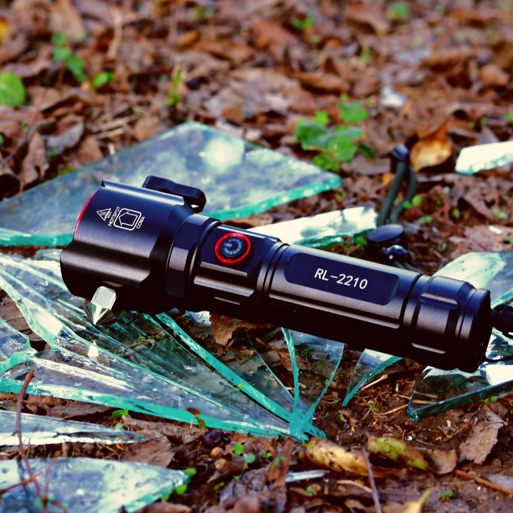 5 in 1 multifunctional torch 1km  range