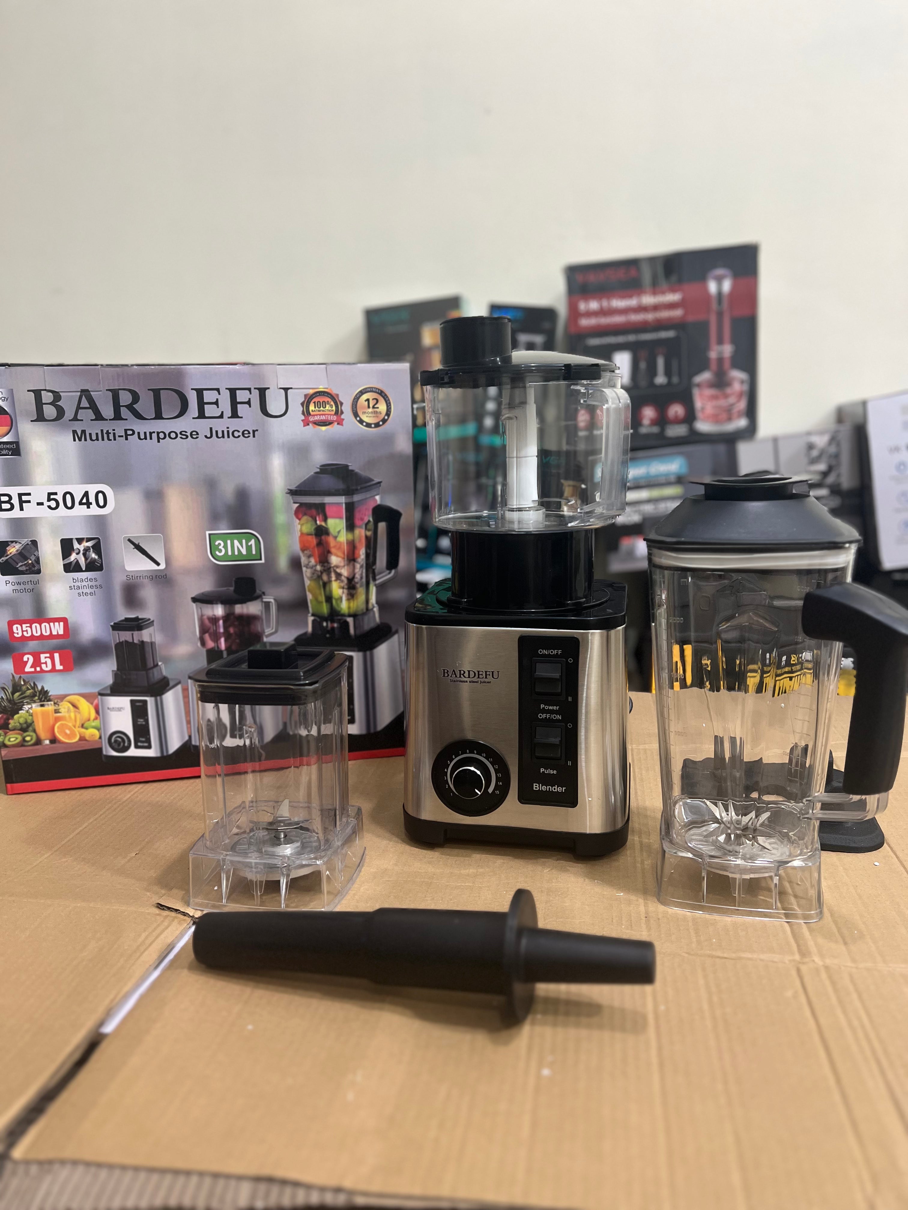 Original Germany BARDEFU 3 in 1 blender set