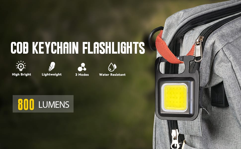 Rechargeable Keychain Pocket Flashlight