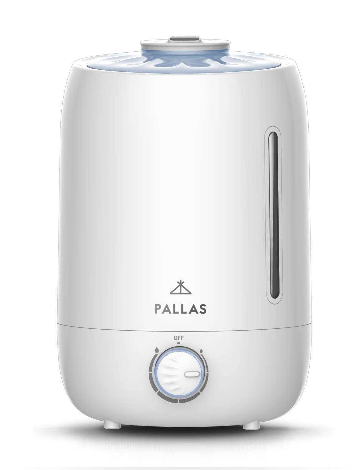 Pallas Ultrasonic Humidifier, Cool Mist Humidifier for Bedroom, Home, Baby with 5L/1.3 gallon capacity