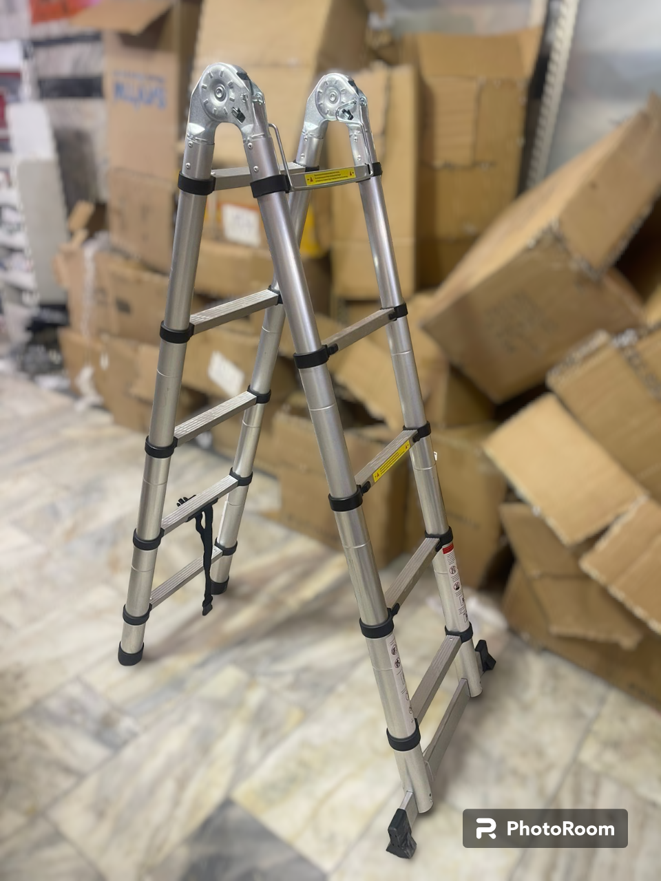 Lot Imported 2 in 1 Telescopic Ladder