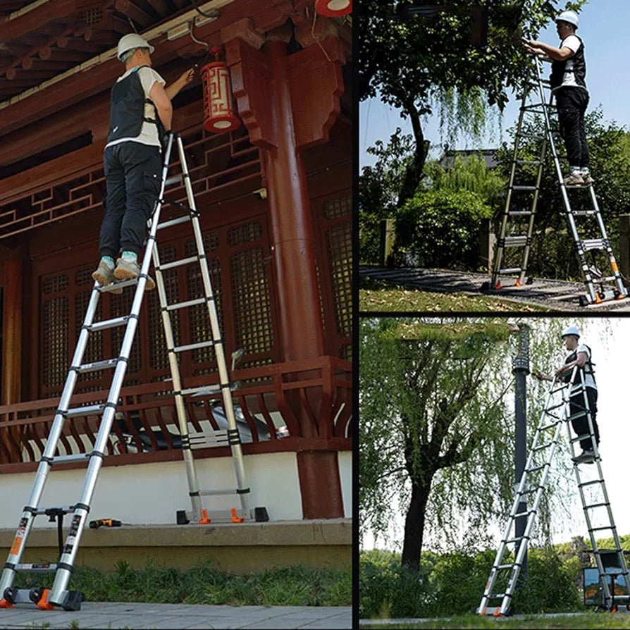 Lot Imported 2 in 1 Telescopic Ladder