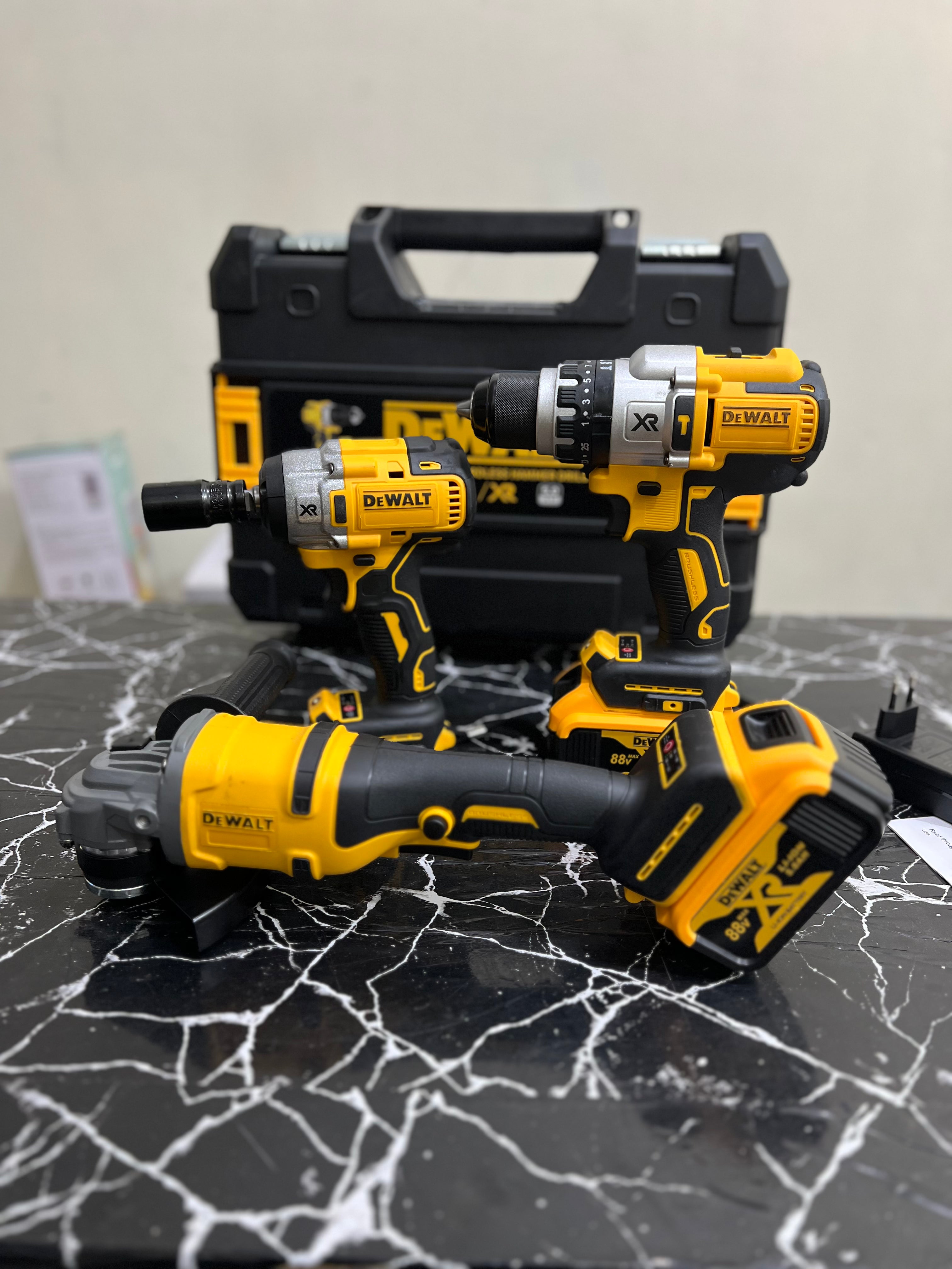 Dewalt 3 in 1 drill machine set