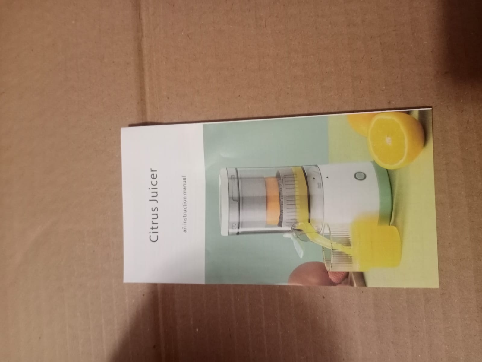 RECHARGEABLE ELECTRIC CITRUS JUICER