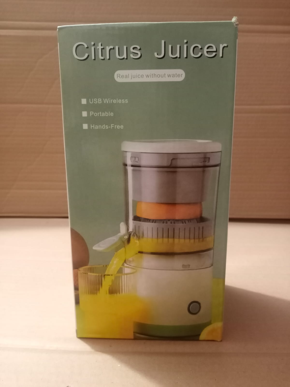 RECHARGEABLE ELECTRIC CITRUS JUICER