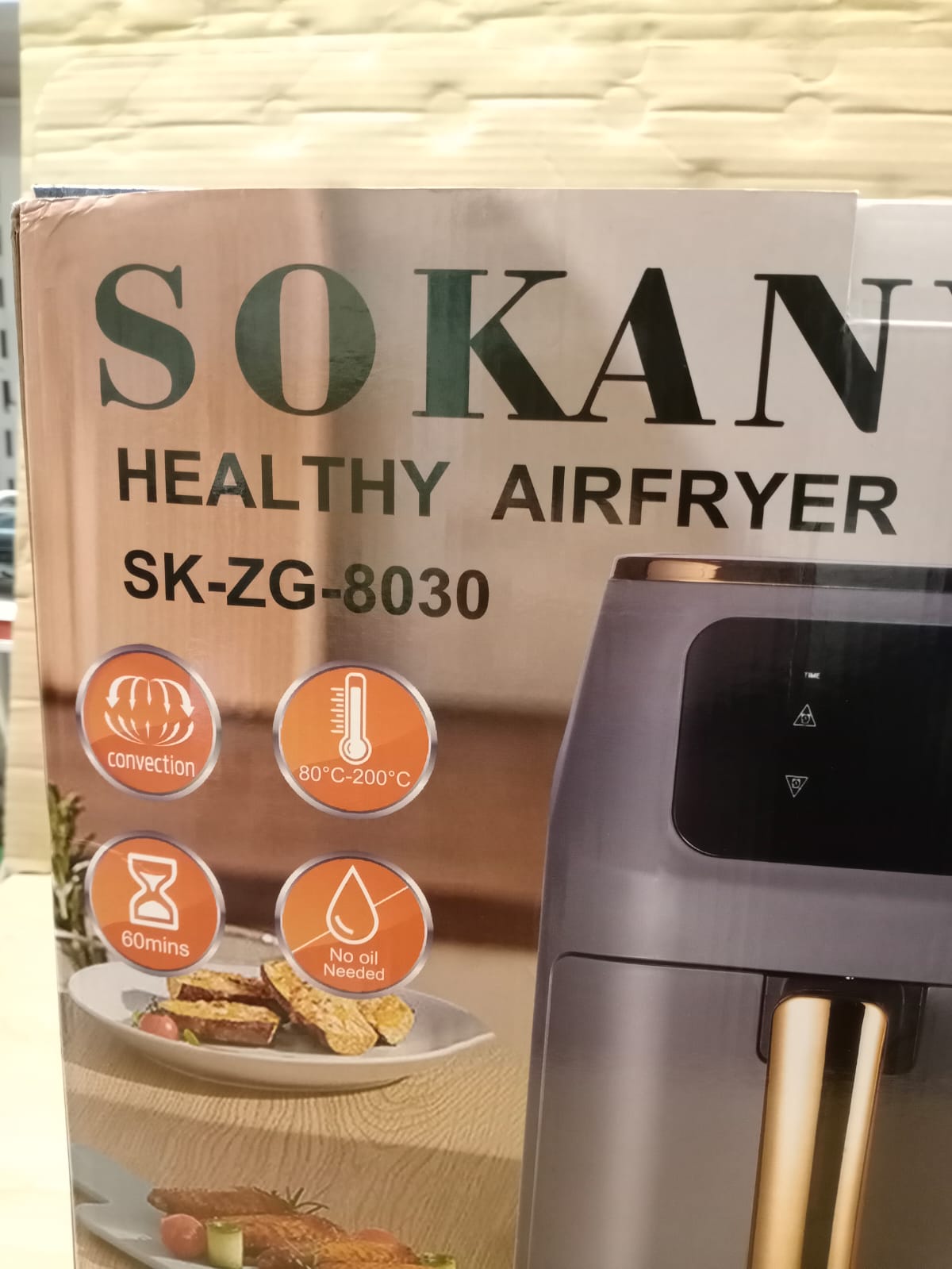 SOKANY DOUBLE AIRFRYER 8L