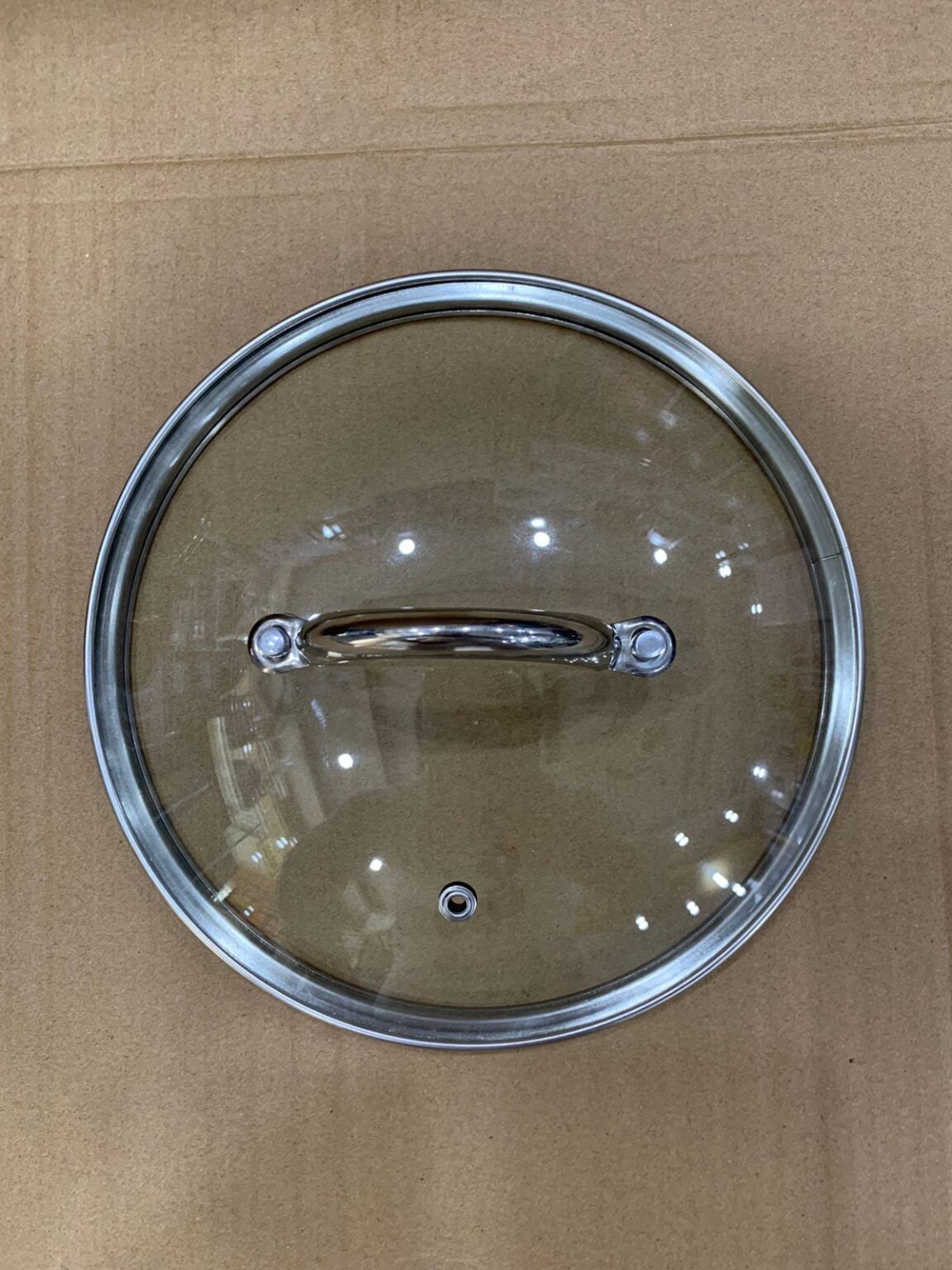 HERENTHAL Stainless Steel 20cm Casserole Pot with Glass lids