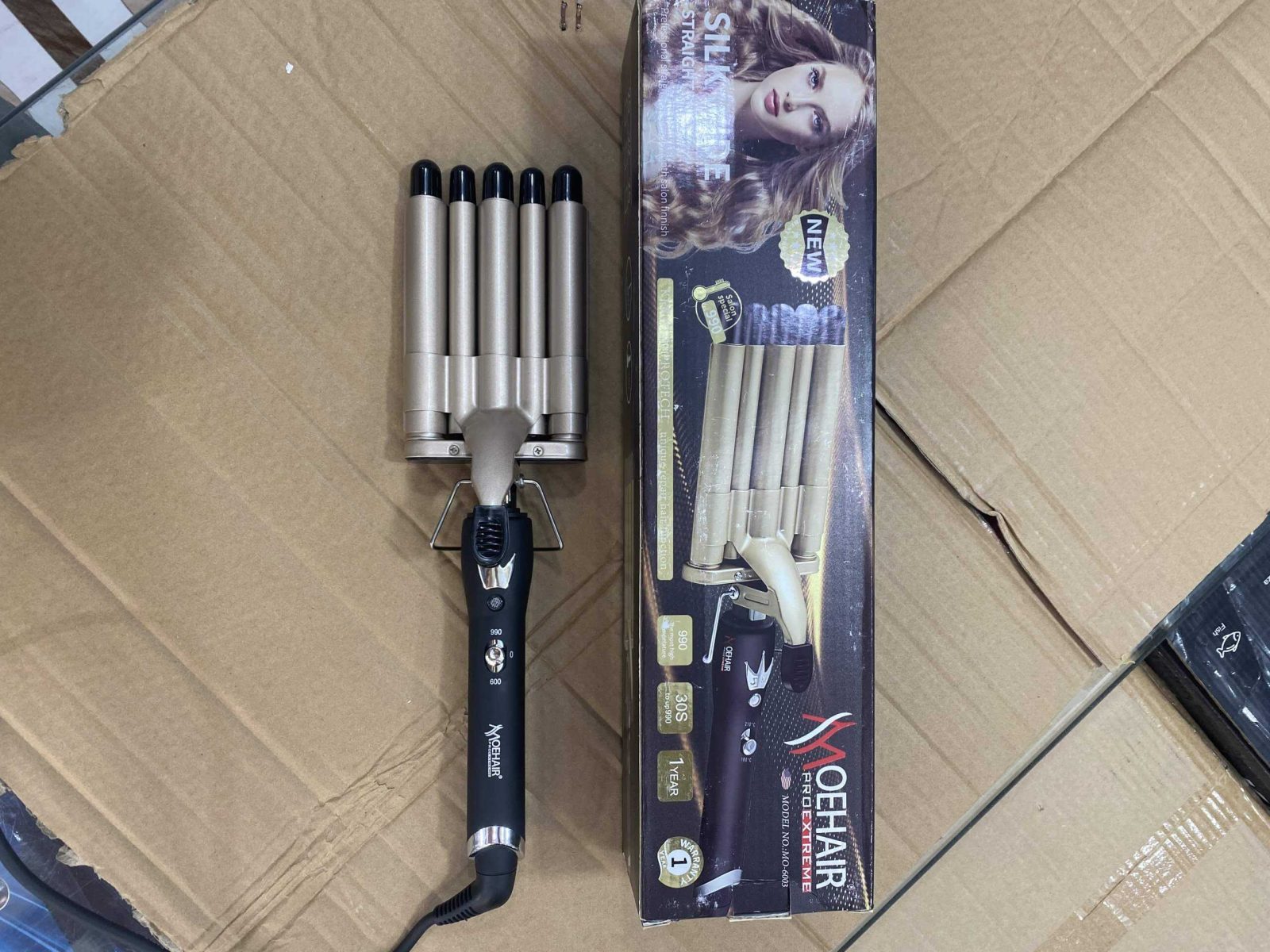 Moehair salon special hair curler / hair iron