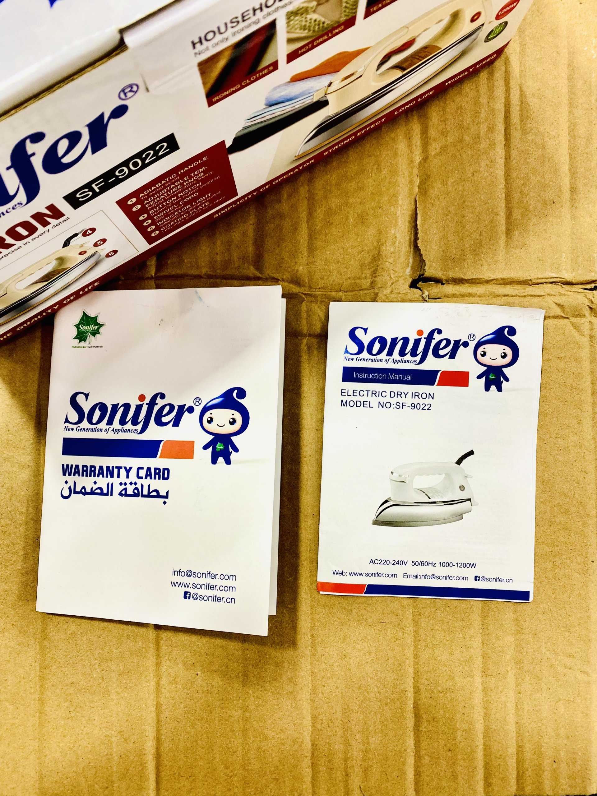 original sonifer dry iron