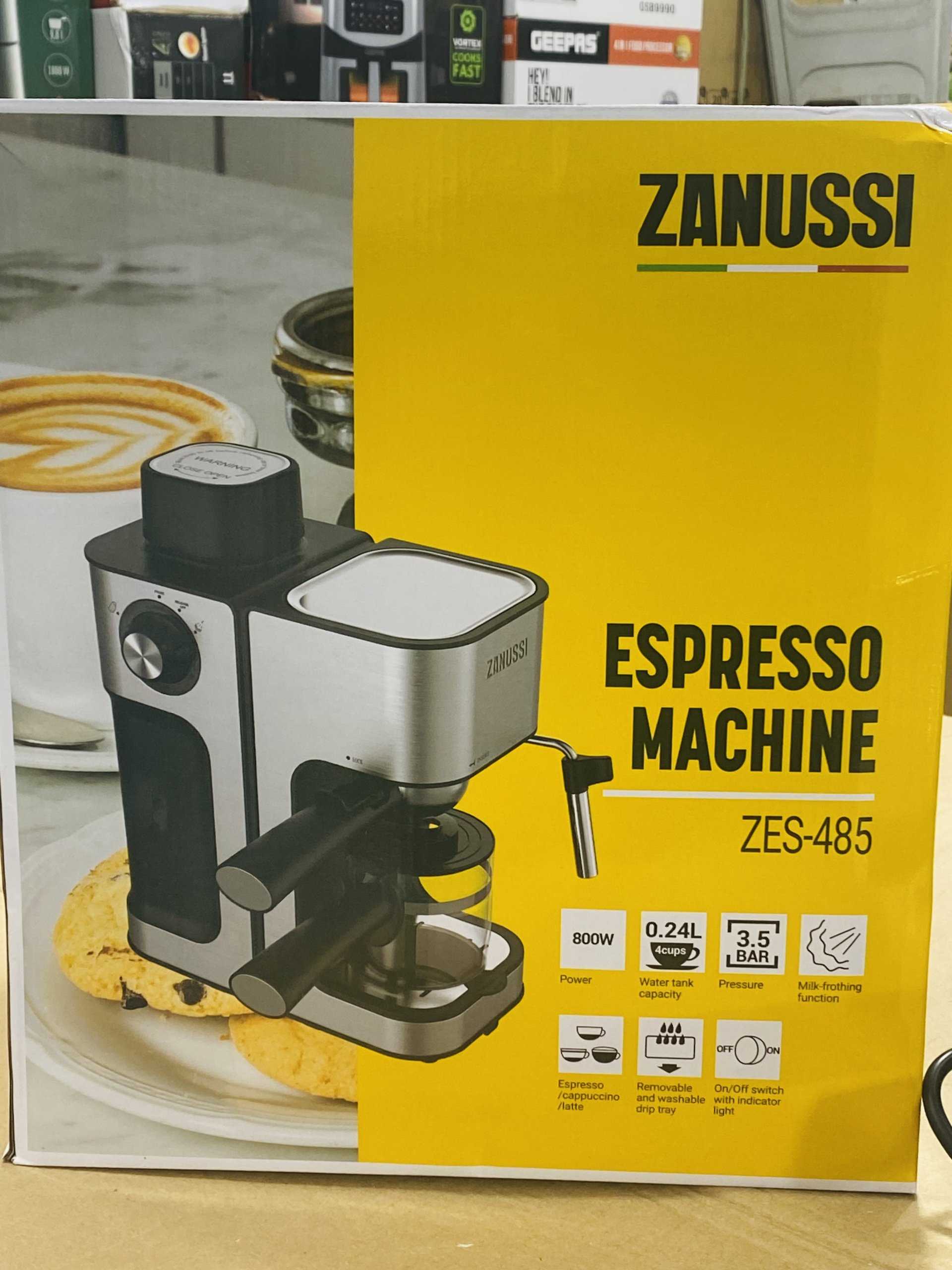 Zanussi 0.24L 4 Cup Cappucino Espresso Coffee / coffee maker