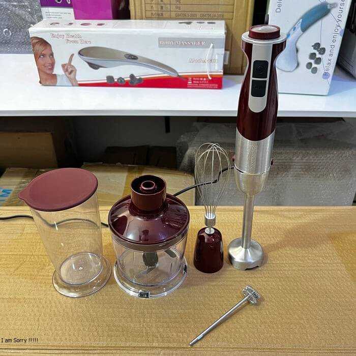 Healthomse 5-in-1 Lot Imported Hand Blender