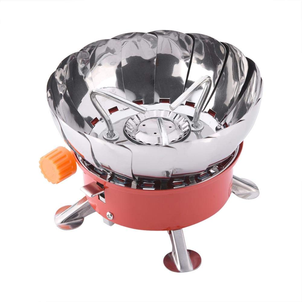 PORTABLE RETRACTABLE MINI PICNIC/CAMPING STOVE WITH A BUTANE BOTTLE