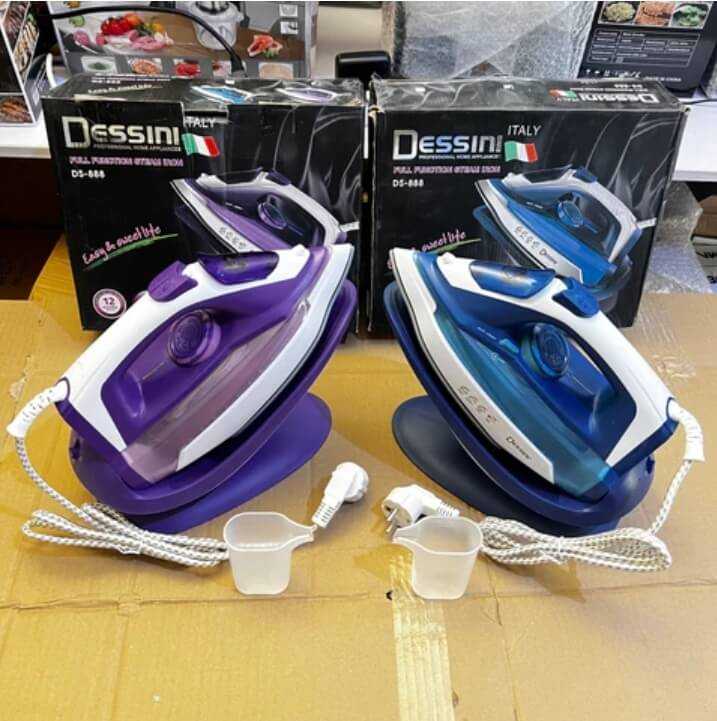 Italy Lot Impoted Dessini Steam Iron With Stand