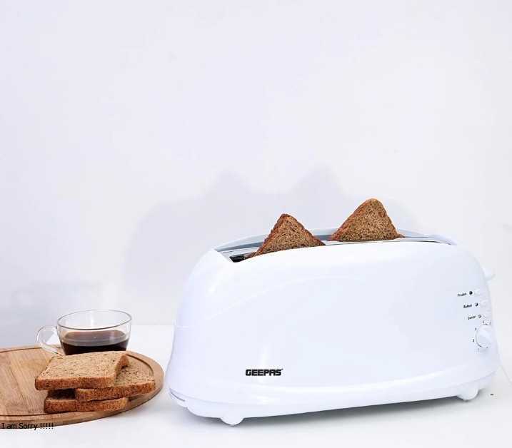 GEEPAS 4-Slice Bread Toaster GBT9895