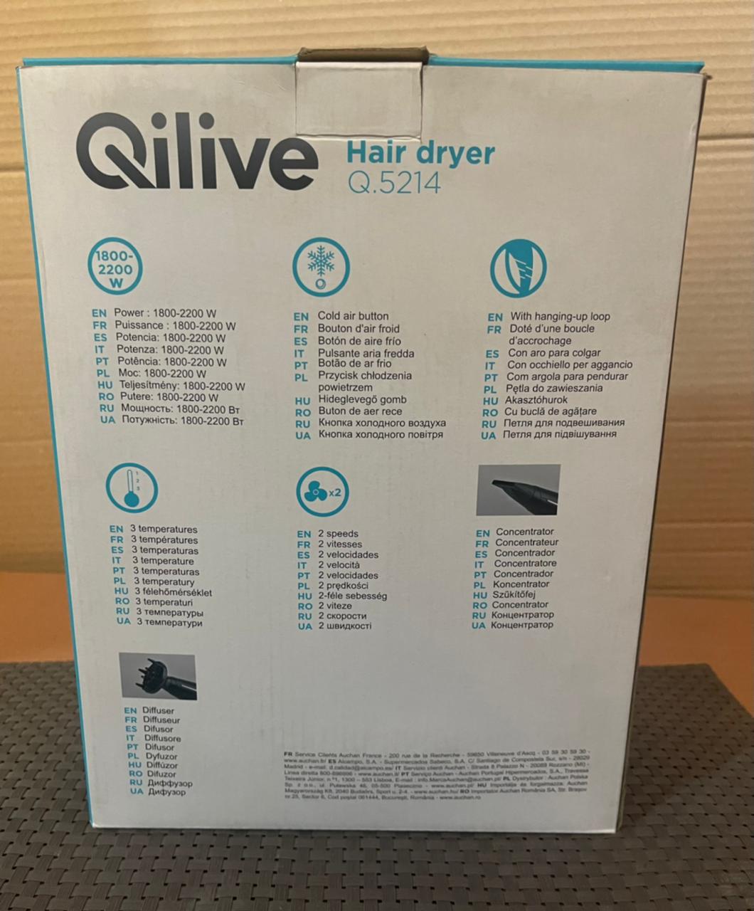 Qilive France Hair Dryer Professional Edition