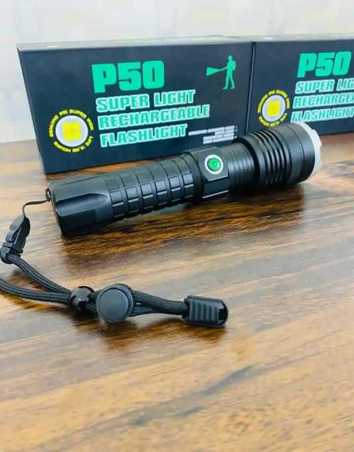 P50 USA Police Super Bright 1km Range Torch Light (Original P50)