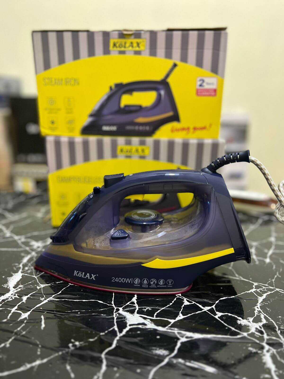 Original Kolax Germany Lot Steam Iron 2400Watt