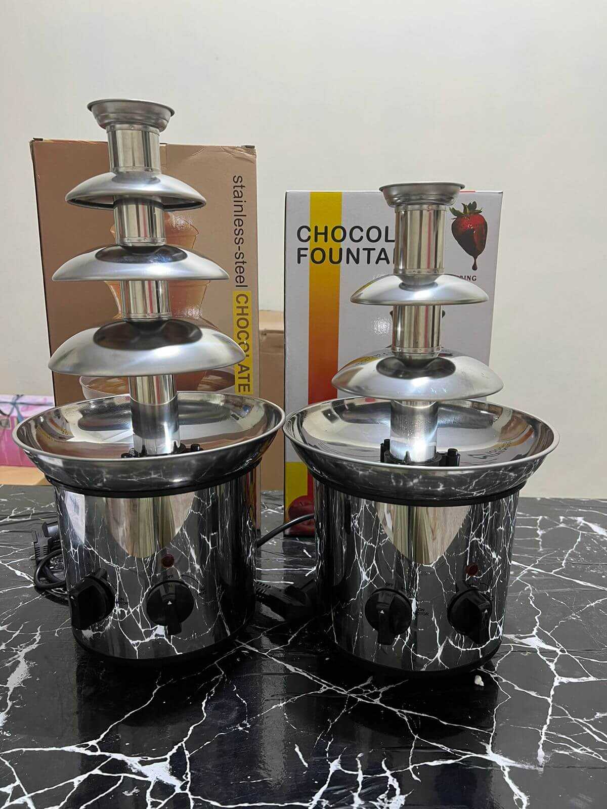 Imported Lot Electric Chocolate Fountain Machine With SS Body