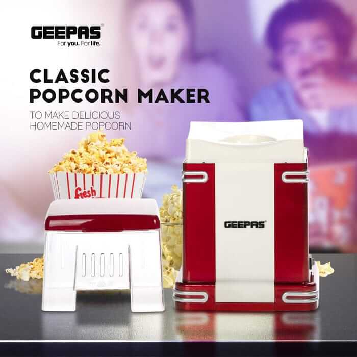 Geepas Popcorn Maker GPM841 (2 years Warranty)