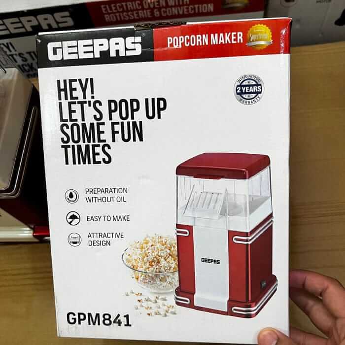Geepas Popcorn Maker GPM841 (2 years Warranty)