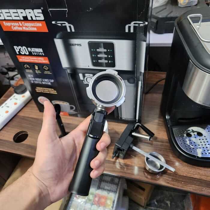 Geepas Espresso & Coffee Maker Machine (2 years Warranty)