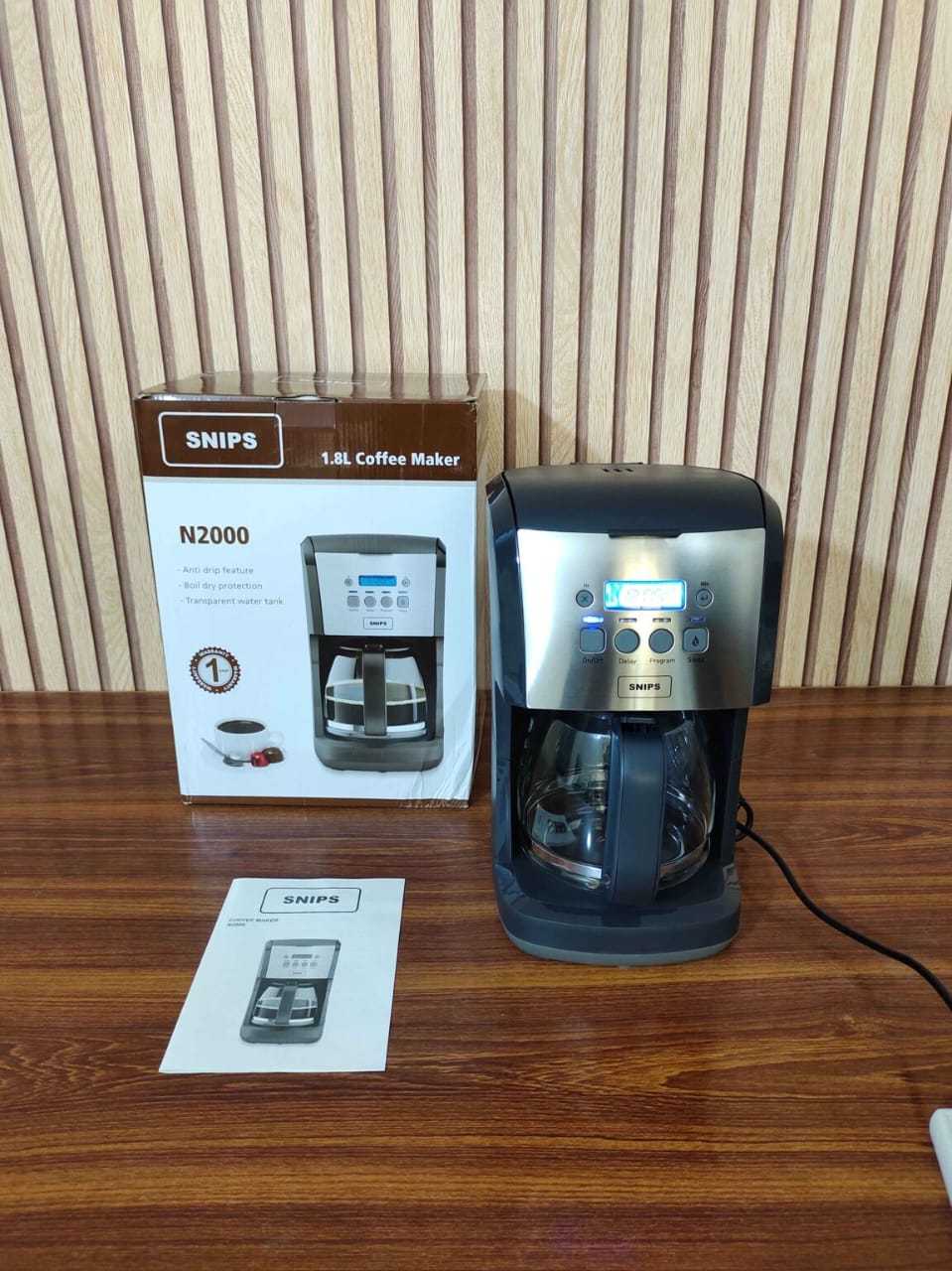 Snips 1.8L Capacity Coffee Maker