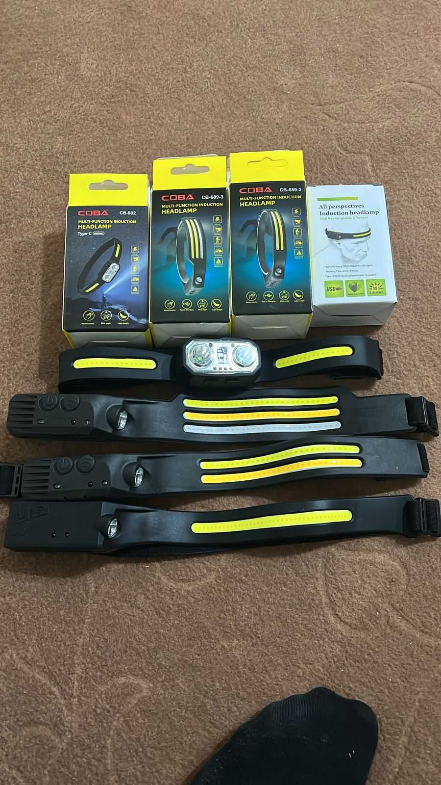 Lot Imported Rechargeable Head Light