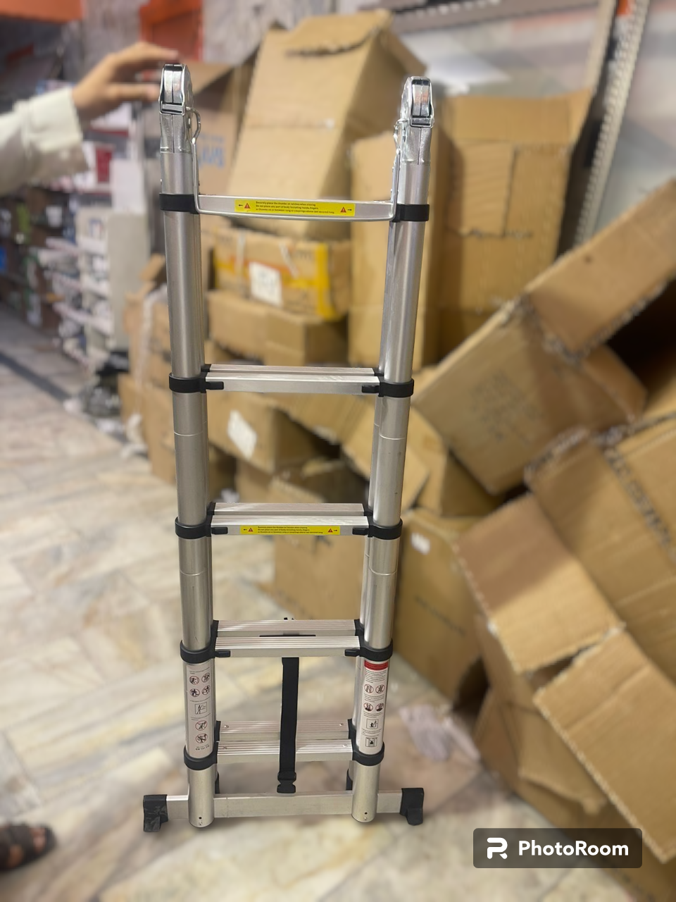 Lot Imported 2 in 1 Telescopic Ladder